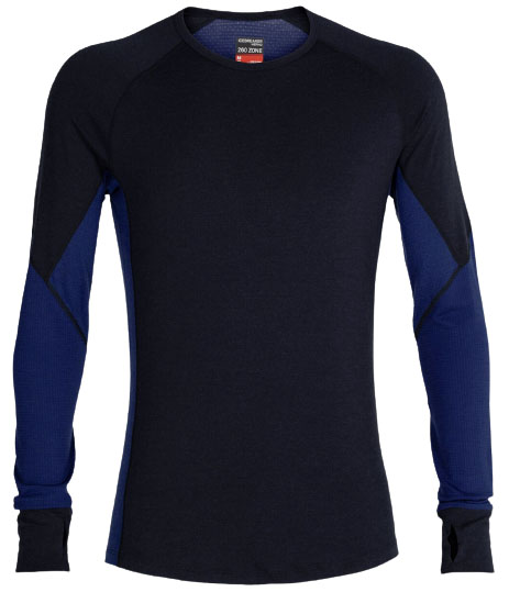 Icebreaker 260 Zone Crew merino baselayer top